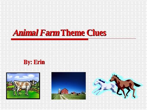 What Is The Overall Theme Of Animal Farm